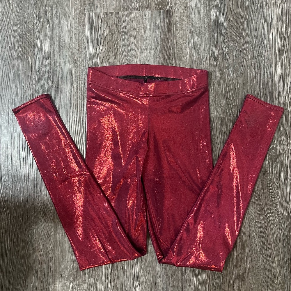Black Milk Red Shiny Juicy Fruit Leggings